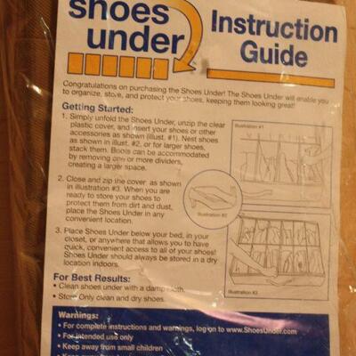 Shoe organizer and insoles