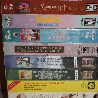 VHS videos