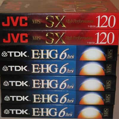 VHS Blank video tapes