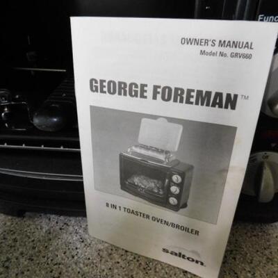 George Forman 8 in 1 Toaster Oven/Broiler