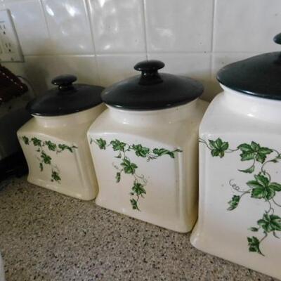 Vintage Ceramic Canister Set