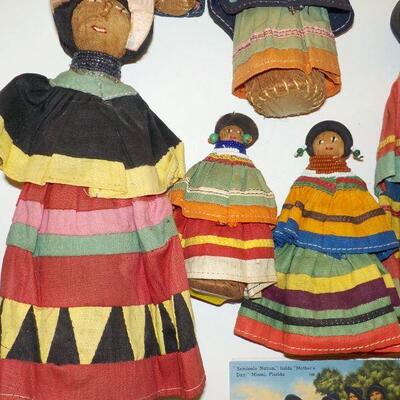 South American hand crafted dolls small.