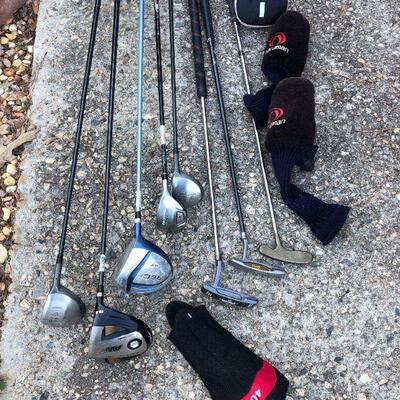 More Golf Clubs - This group of clubs included with the set of clubs 