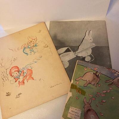 Vintage baby books