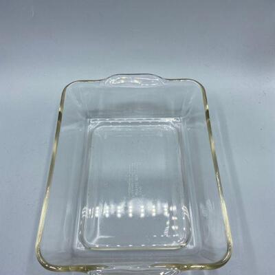 Vintage Clear Pyrex Refrigerator Dishes Ribbed Lids Complete Set YD#011-1120-00061