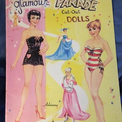 Collection of 11 Vintage Paper Doll Sets