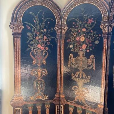 Hand painted screen