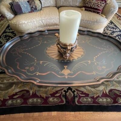 Stunning painted tray table