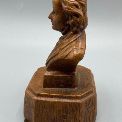 Small Bust of Chopin Thornes Music Box *Not Working* YD#012-1120-00062