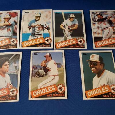 Lot 50: Topps 1985 Baltimore Orioles Playing Cards - Various Players