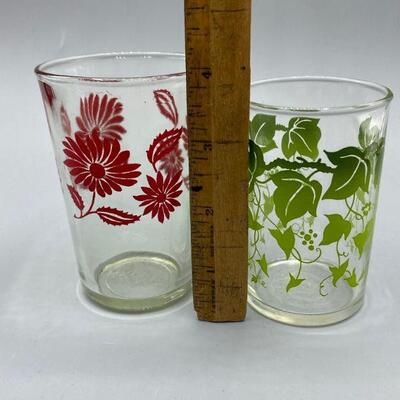 Pair of Colorful Printed Juice Glasses YD#011-1120-00218