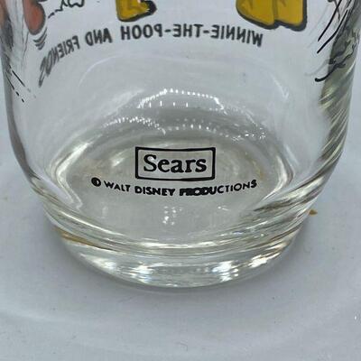 Sears & Walt Disney Winnie-the-Pooh and Friends Drinking Glass YD#011-1120-00220