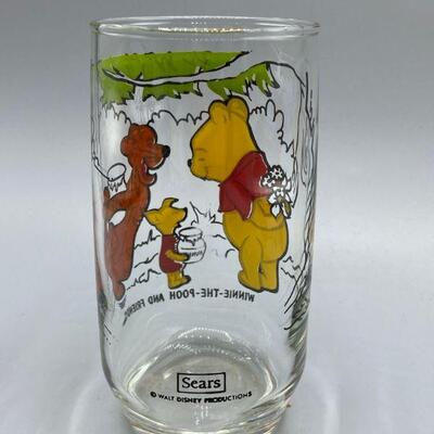 Sears & Walt Disney Winnie-the-Pooh and Friends Drinking Glass YD#011-1120-00220