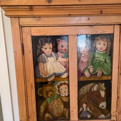 Antique hand painted chest