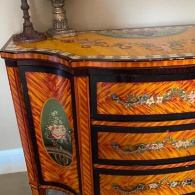 Beautiful hand painted chest