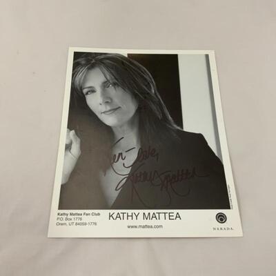 .36. Kathy Mattea | Two Autographed 8x10s
