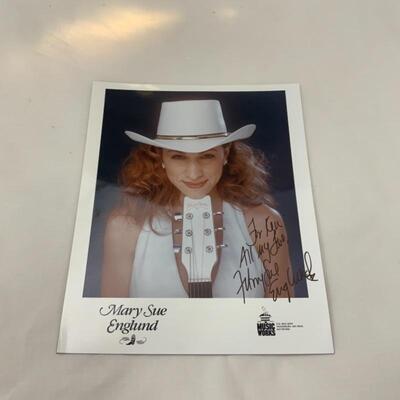 .38. Mary Sue England | Two Autographed 8x10s