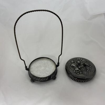 .41. Antique | James W Tufts Biscuit Jar | Silverplate
