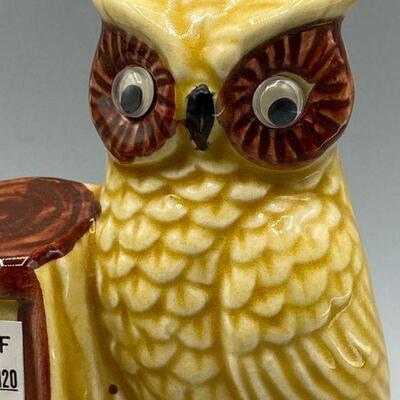 Vintage Rio Grande Valley Ceramic Owl Temperature Gauge Souvenir Figurine YD#017-1120-00023