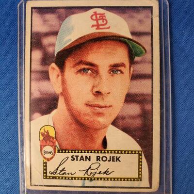 Lot 56: 1952 Stan Rojek Baseball Card