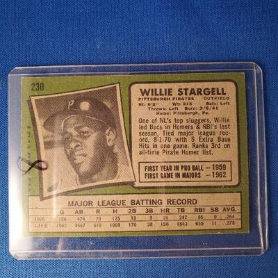 Lot 57:  1971 TOPPS Willie Stargell  