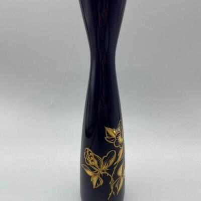 Cobalt Blue and Gold Slender Vase Made in Germany YD#013-1120-00035