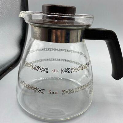 Pair of Vintage Melitta Glass Coffee Pot Carafes  YD#016-1120-00012