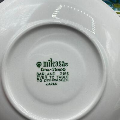 Vintage Mikasa Cera-Stone Dish Set 