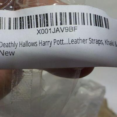 Deadly Hallows Harry potter Nap Sack with leather strapes.