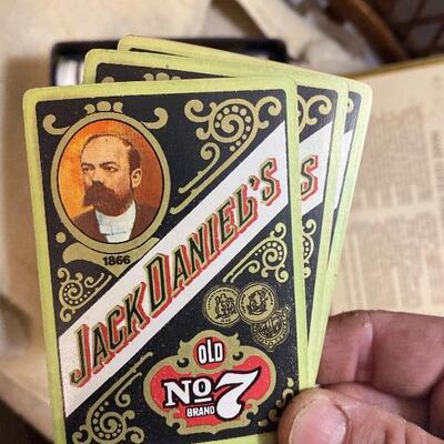 Vintage jack Daniels poker set