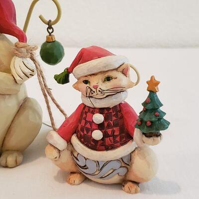 Lot 4: Jim Shores Christmas Cats (3)