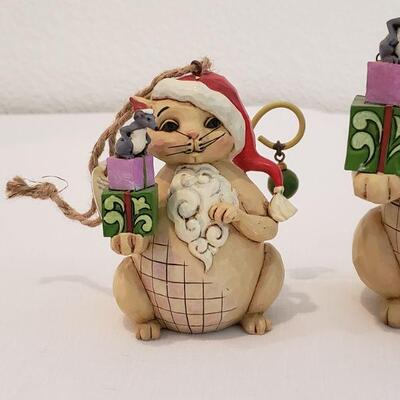 Lot 4: Jim Shores Christmas Cats (3)
