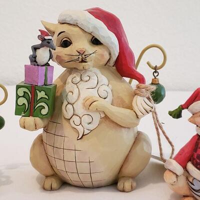 Lot 4: Jim Shores Christmas Cats (3)