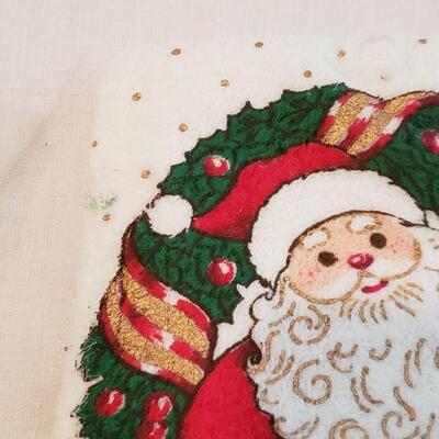 Lot 9: New/Old Stock (6) Vintage Santa Hand Towels 