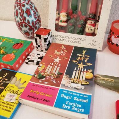 Lot 20: Christmas Vintage Candle lot