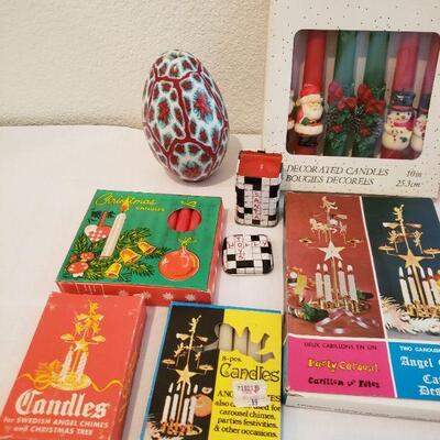 Lot 20: Christmas Vintage Candle lot