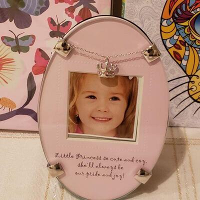 Lot 34:  New Hallmark Coloring Book, Color Pencils & Frame