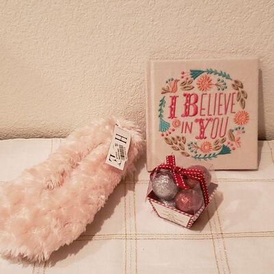 Lot 35: New Slippers, Bath Fizzers & Book of Encouragements