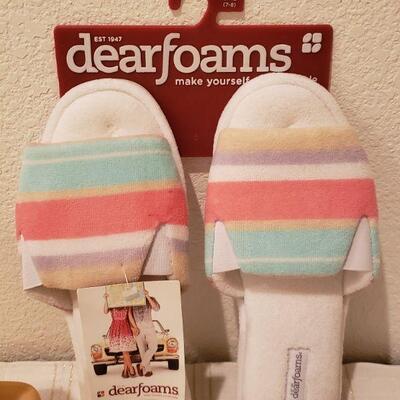 Lot 37: New Slippers, Bath Fizzers, Tea/Coffee Cup & Tea Towel