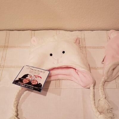 Lot 39: (2) New Reversible Girls Winter Hat