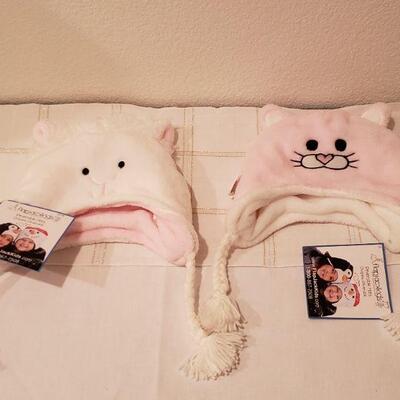 Lot 39: (2) New Reversible Girls Winter Hat