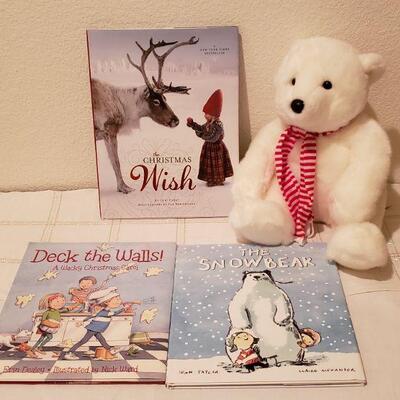 Lot 42: New (3) Books and a Douglas Bear