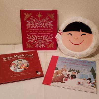 Lot 43: (3) New Books and a matching Frosty Friends Stuffed Friend 