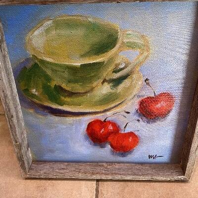 Mary Gregory signed oil