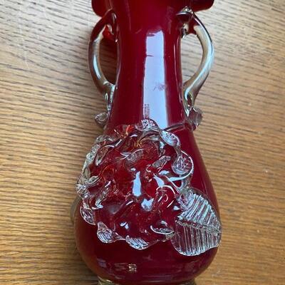 Hand blown vase