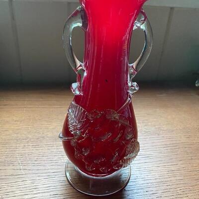 Hand blown vase