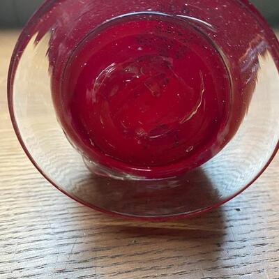 Hand blown vase