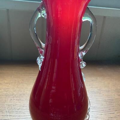 Hand blown vase