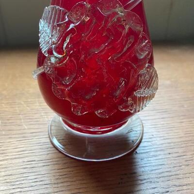 Hand blown vase
