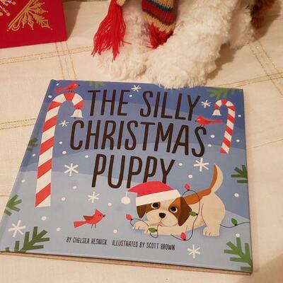 Lot 45:  (3) New Books & (2) Stuffed Animals 